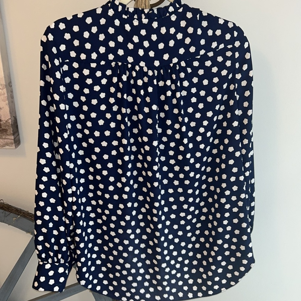 ⭐️Kate Spade Cloud Dot Ruffle Blouse⭐️ - Picture 7 of 7